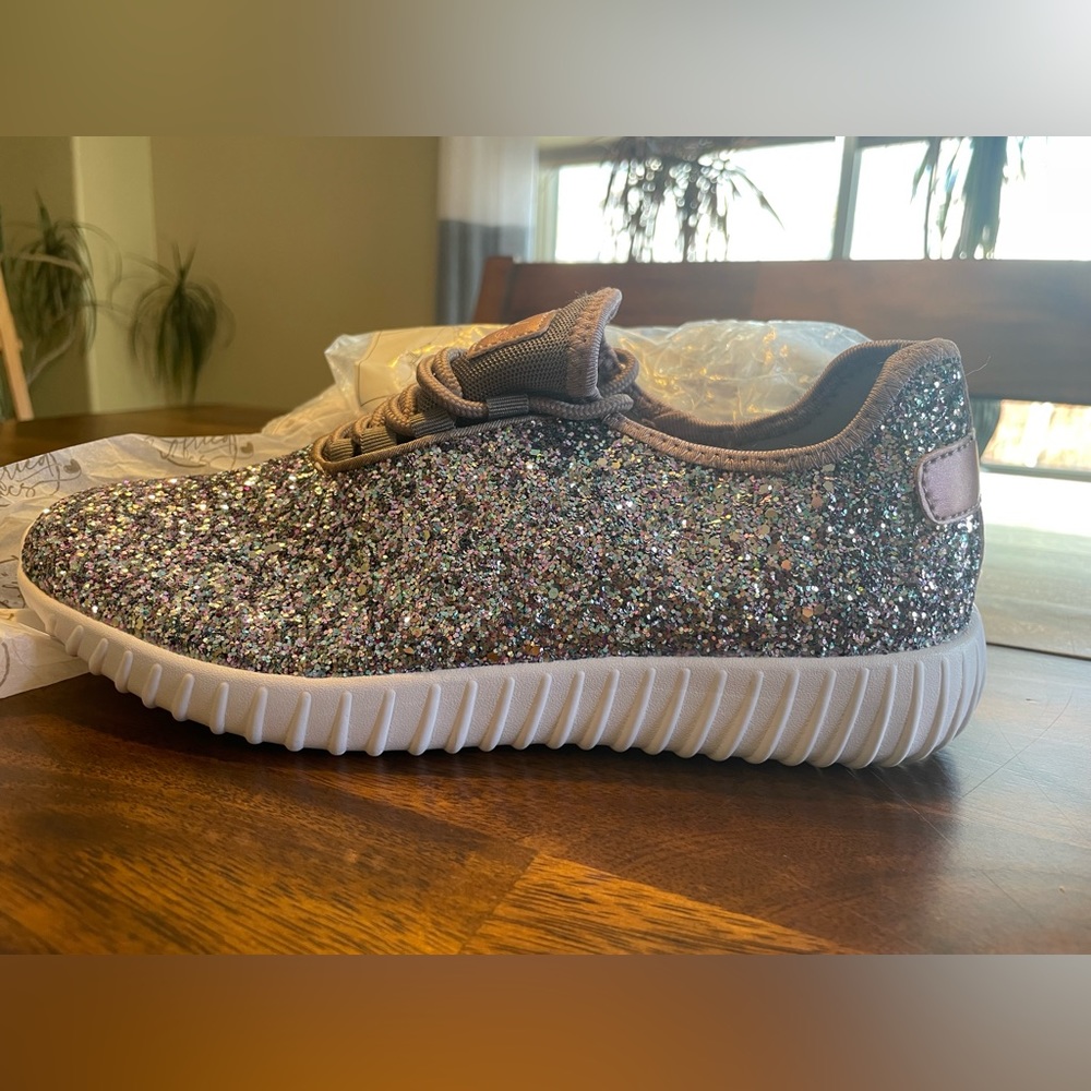 Southern Fried Chics Seashell Glitter Bomb Shoes